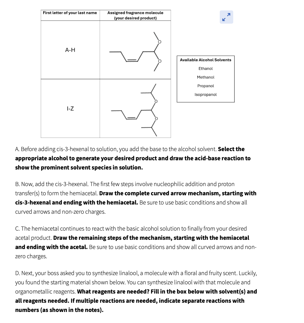 Solved Please use first compound to solve problem, name | Chegg.com