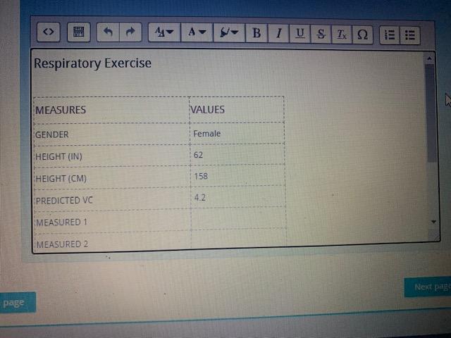 Antved 1 Points Out Of 100 To Fill In The Table Use Chegg Com