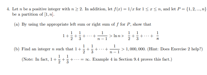 Solved 4. Let n be a positive integer with n > 2. In | Chegg.com