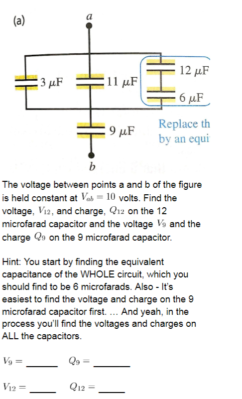 Solved Find V9, Q9, V12, Q12a. What is the value of the | Chegg.com