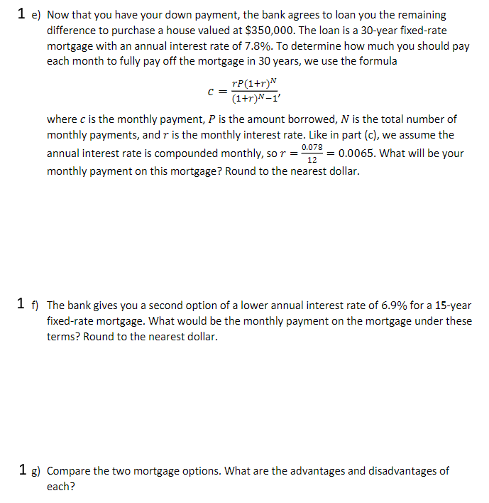 Solved Suppose That You Want To Begin Saving Money To Buy A | Chegg.com