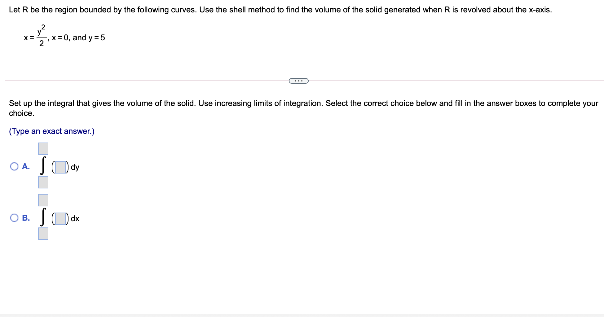 Solved Let R Be The Region Bounded By The Following Curves. | Chegg.com