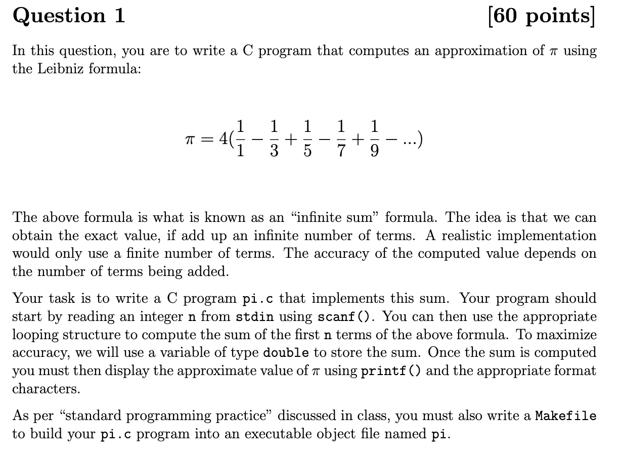 Solved In this question, you are to write a C program that | Chegg.com