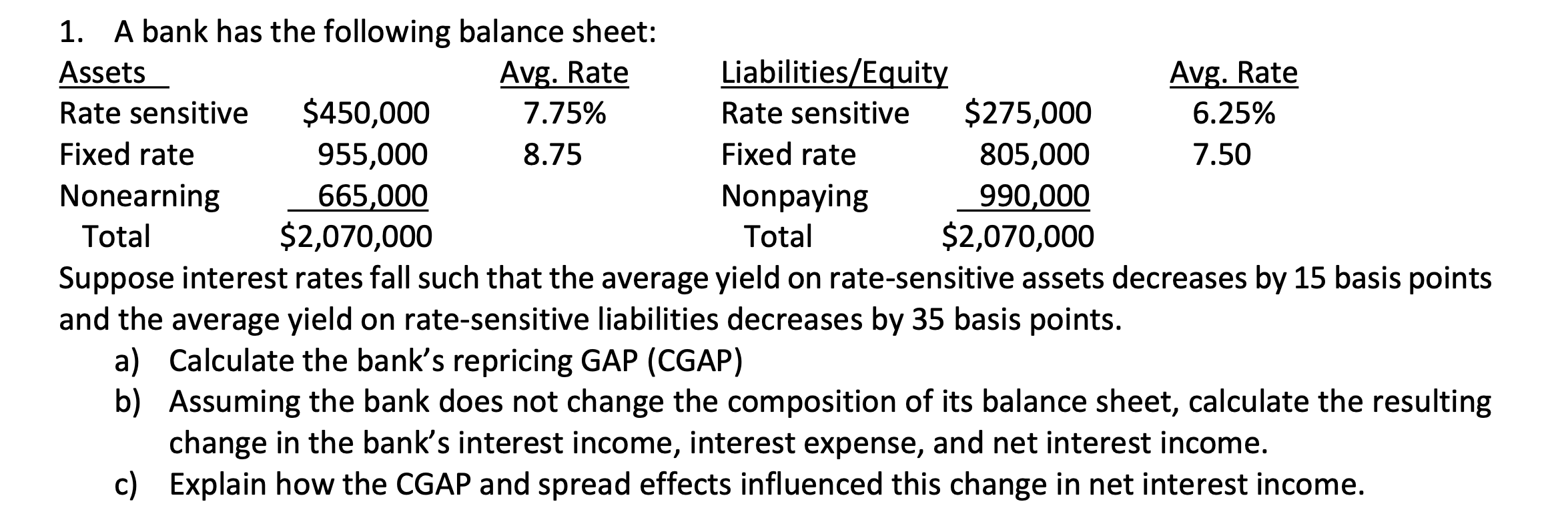 solved-1-a-bank-has-the-following-balance-sheet-suppose-chegg