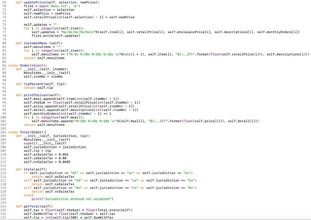 Solved Python: Please edit the following code so I can use | Chegg.com