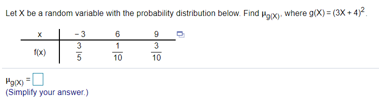 Solved Let X be a random variable with the probability | Chegg.com