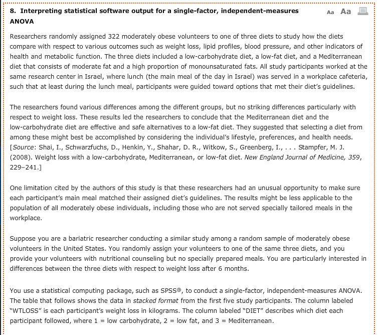 8 Interpreting Statistical Software Output For Chegg Com