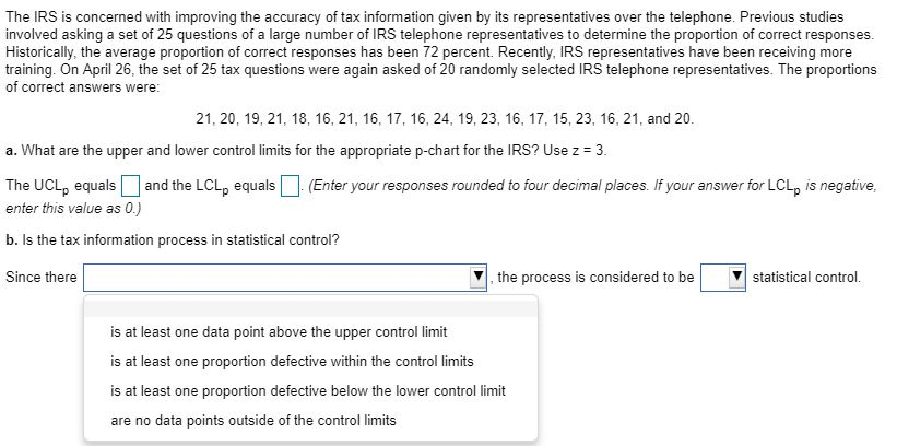 Solved The IRS Is Concerned With Improving The Accuracy Of | Chegg.com