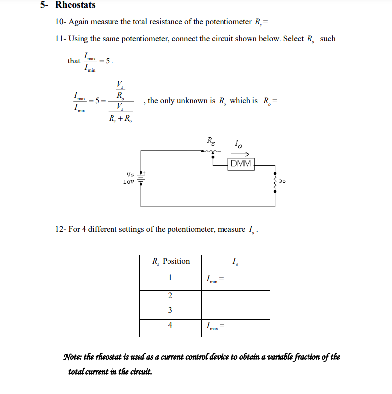 Solved 2- Voltage & Current Measurements 3- Using the DMM | Chegg.com