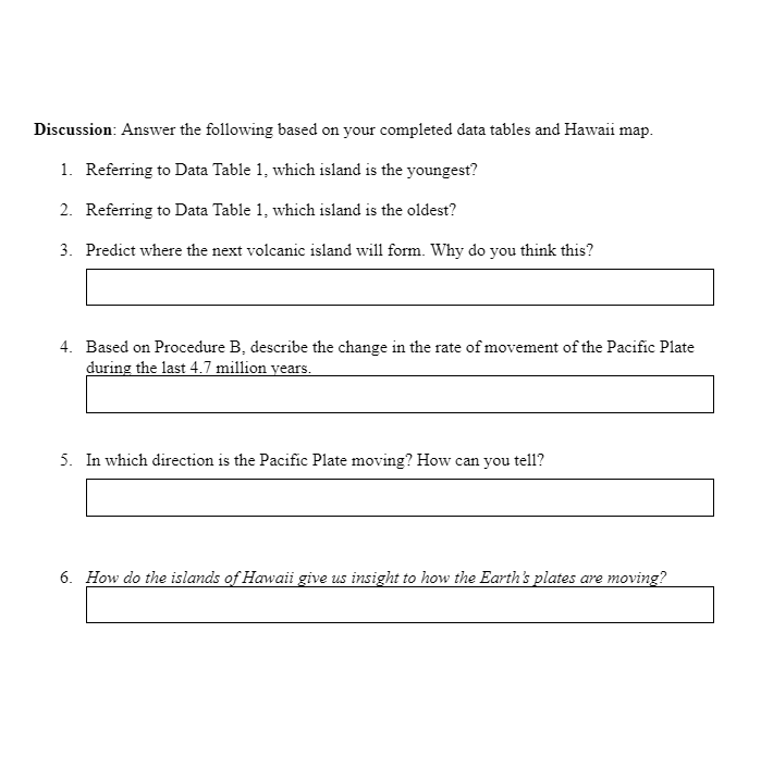 Solved LAB #12 - Origin of the Hawaiian Islands Objectives: | Chegg.com