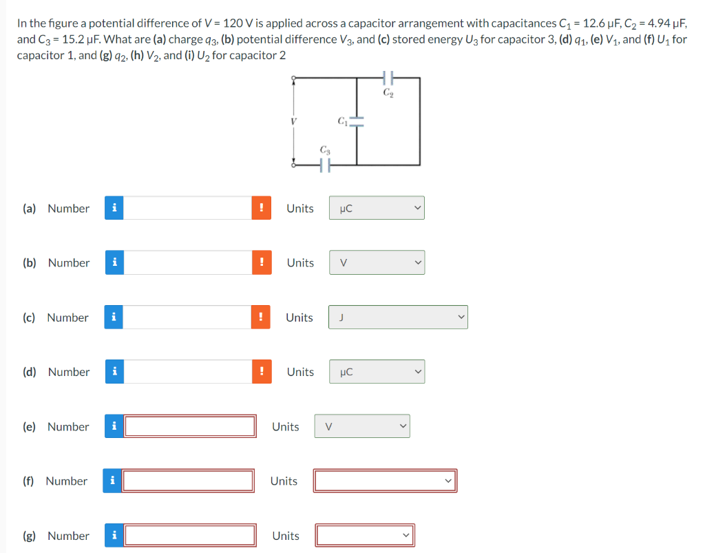 Solved In the figure a potential difference of V=120 V is | Chegg.com