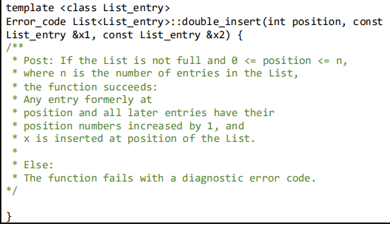 Solved The students need to complete the double_insert() | Chegg.com