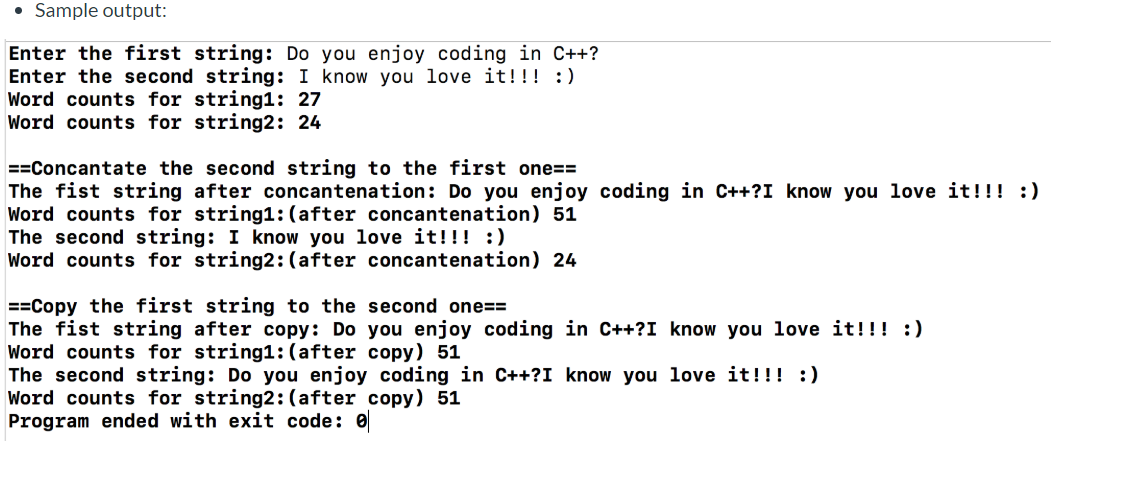 Solved C String Utility Functions Implement The Following Chegg Solved C String Utility Functions Implement The Following Chegg