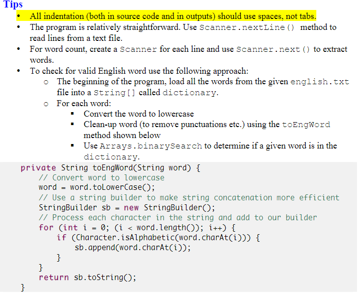 Solved Assume one-or-more empty lines separate paragraphs in | Chegg.com