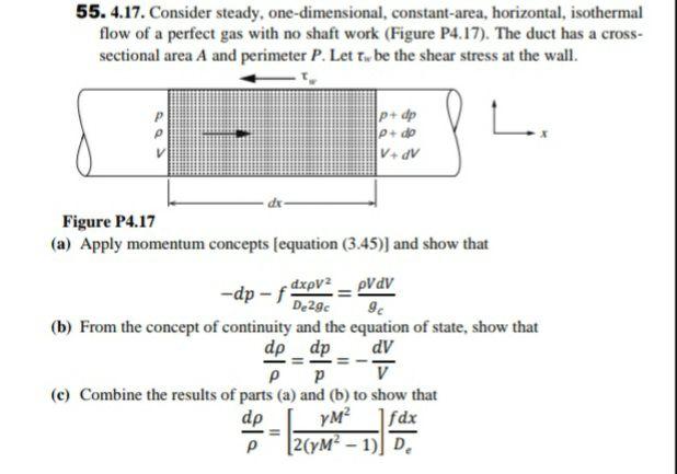 Solved 55. 4.17. Consider steady, one-dimensional, | Chegg.com