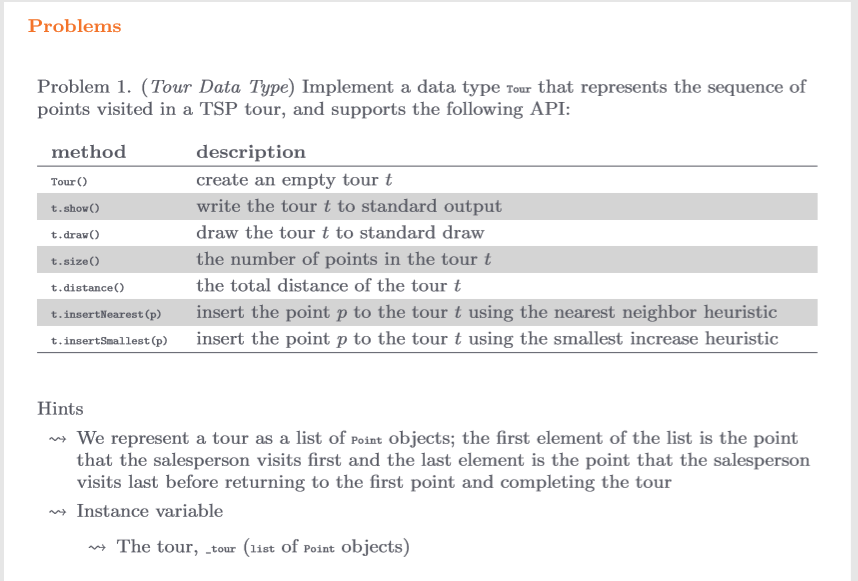 Can someone answer this using Python? Implement a | Chegg.com