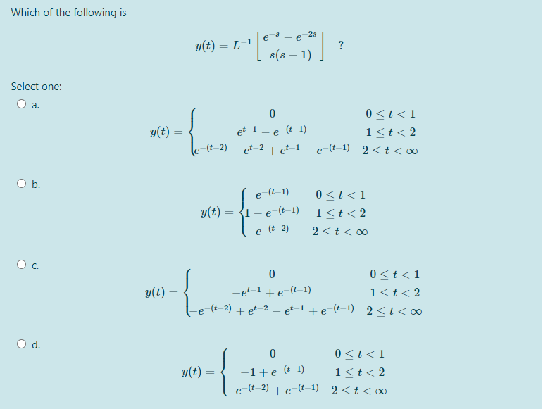 Solved Which Of The Following Is 25 E G T L 1 Es 8 8 Chegg Com