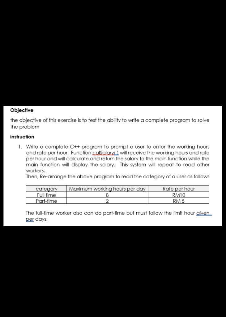 Solved Objective The Objective Of This Exercise Is To Test | Chegg.com