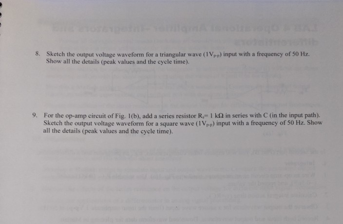 Solved Lab 4 OPERATIONAL AMPLIFIER- INTEGRATORS AND | Chegg.com