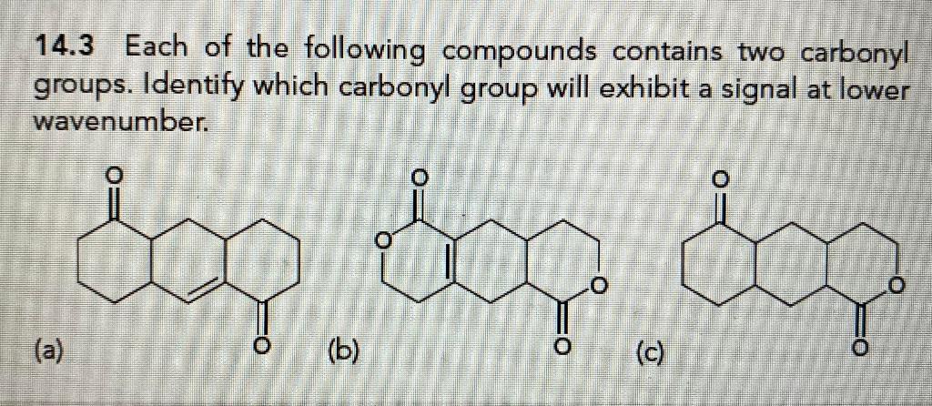 Solved 14.3 Each of the following compounds contains two | Chegg.com