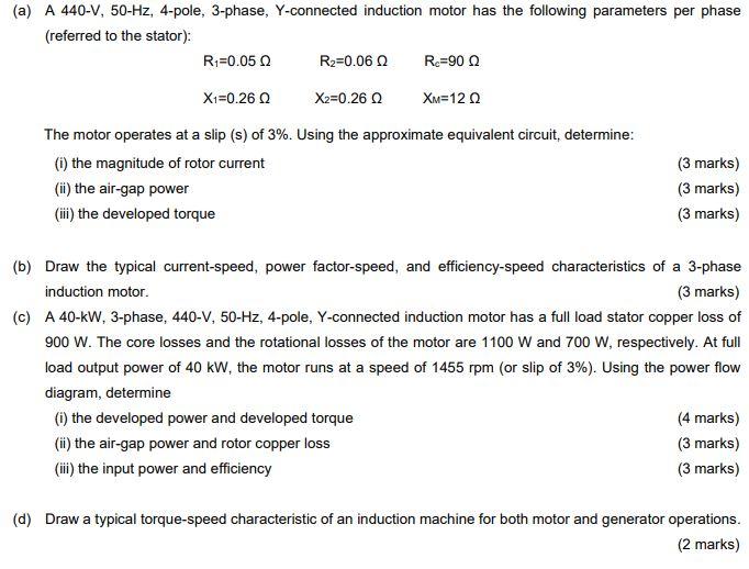 a-a-440-v-50-hz-4-pole-3-phase-y-connected-i-chegg