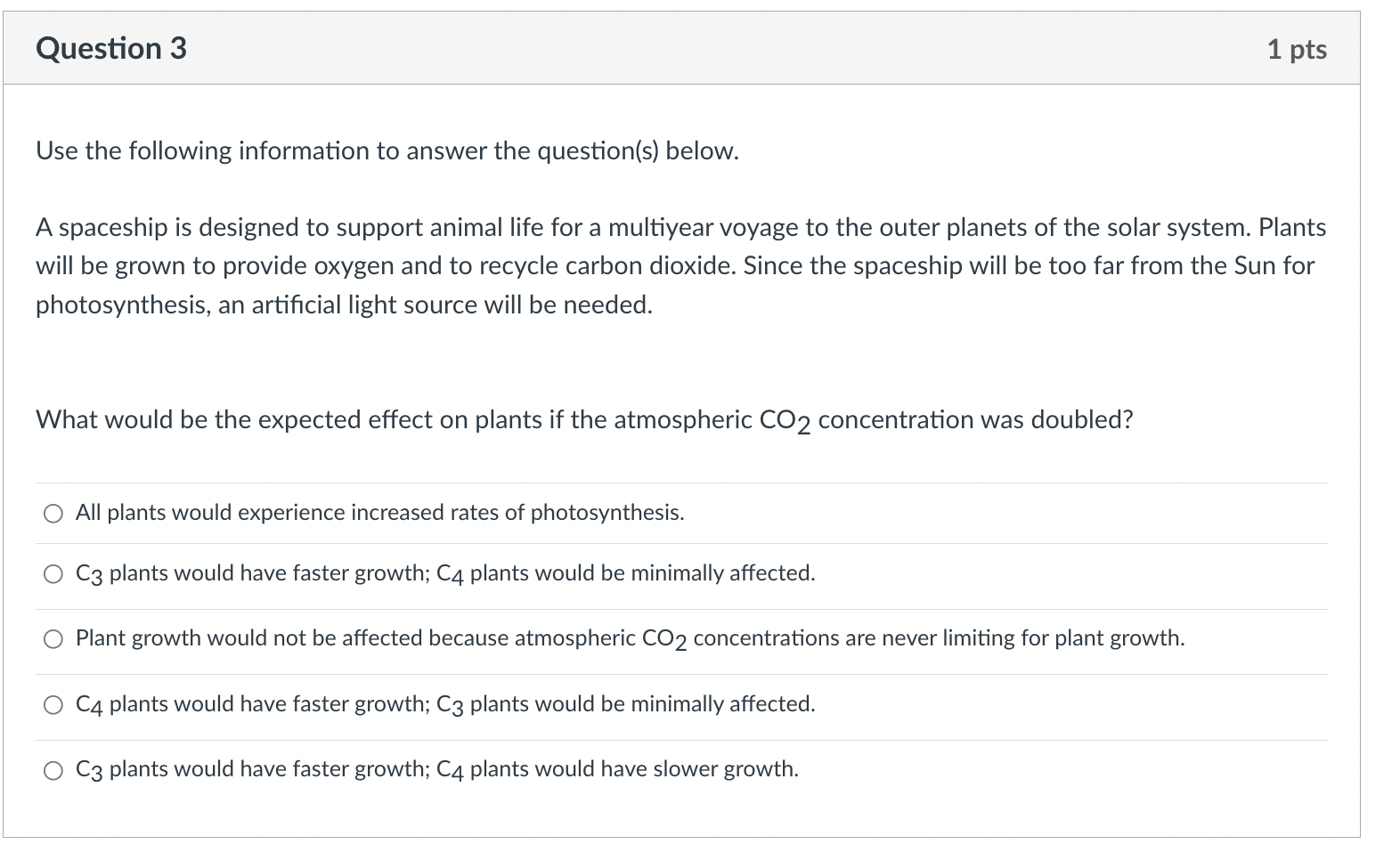 Solved Use the following information to answer the | Chegg.com