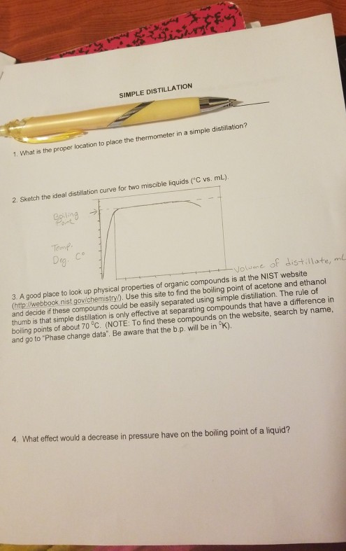 Solved what effect would a decrease in pressure have on the | Chegg.com