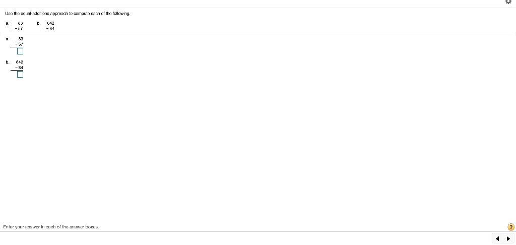 Solved Use the equal-additions approach to compute each of | Chegg.com