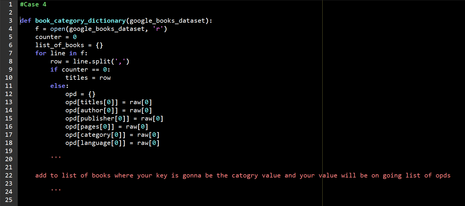 Solved " PYTHON CODE " Please help me to continue writing | Chegg.com