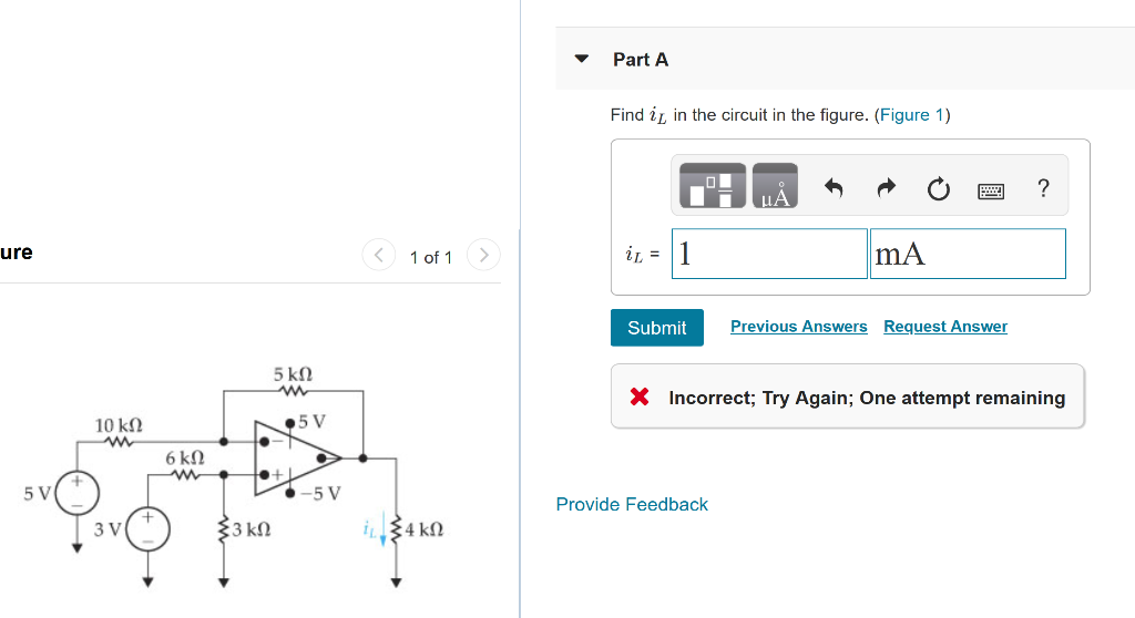 Solved Part A Find it in the circuit in the figure. (Figure | Chegg.com