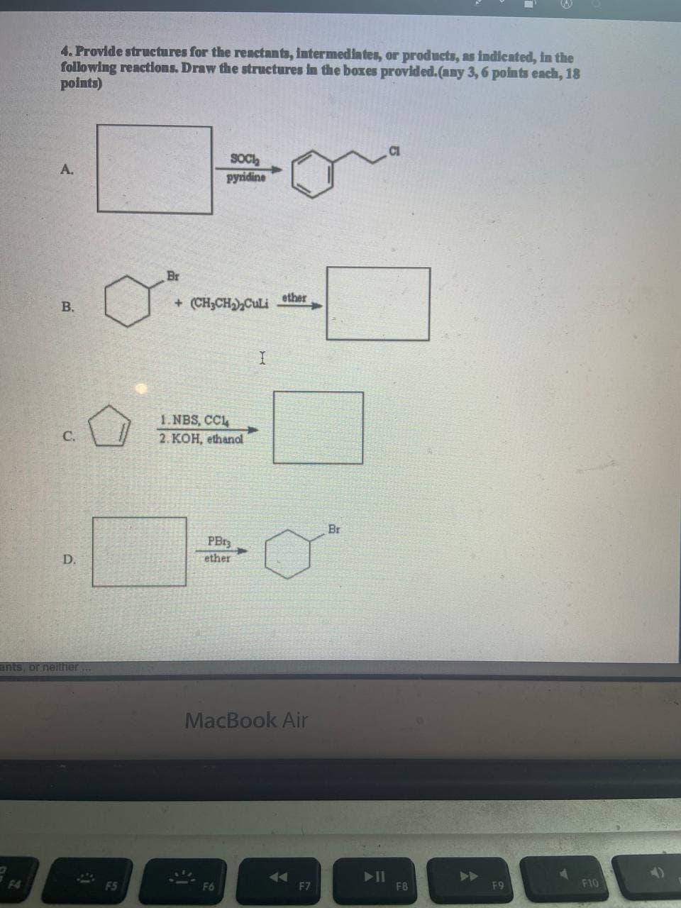 Solved Provide structures for the reactants, intermediates, | Chegg.com