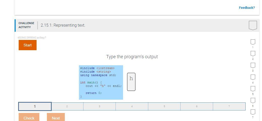 Solved Type the program's output \#include using namespace | Chegg.com