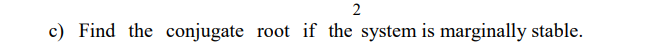 Solved 4 Consider the following characteristic equation: Chegg com