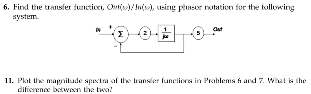 Solved Problems 6 and 11( for 11, do only the graph for | Chegg.com