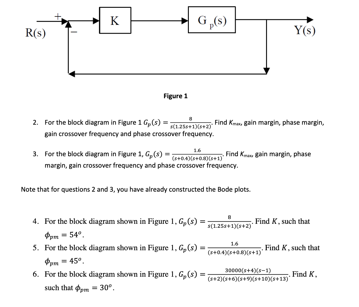 Solved Figure 1 2. For The Block Diagram In Figure | Chegg.com