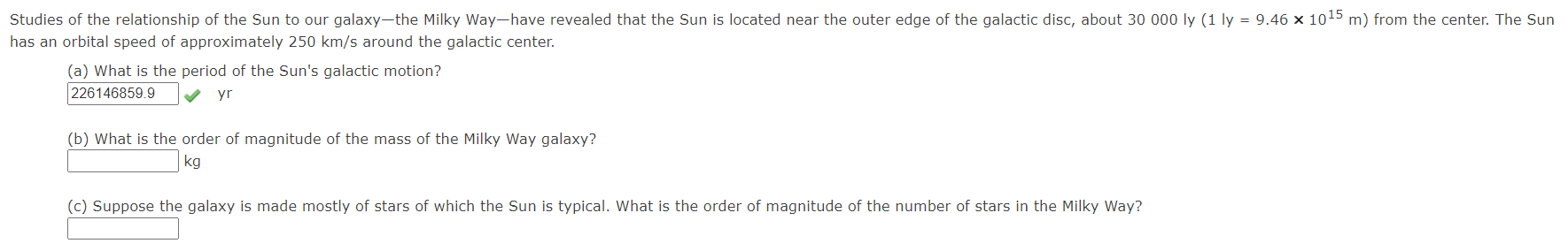 Solved Studies of the relationship of the Sun to our | Chegg.com