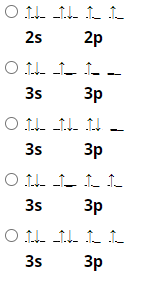 Solved 1. Which of the orbital filling diagrams below | Chegg.com