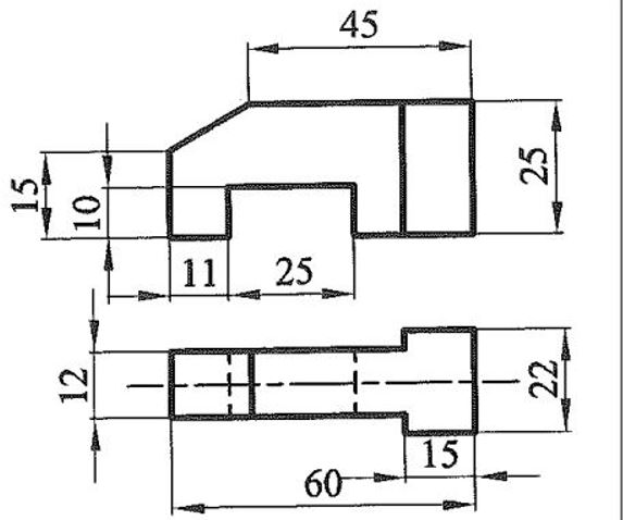 Solved Draw the third missing view according to the given | Chegg.com