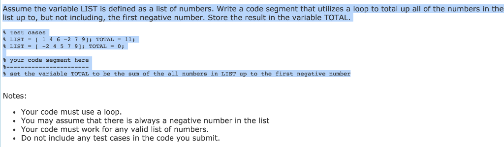 Solved Write a code segment that sets the variable professor | Chegg.com