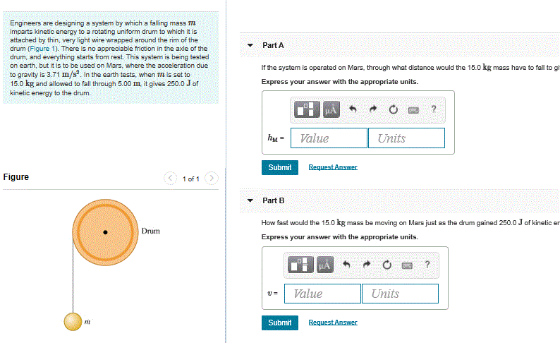 Solved Part A Engineers are designing a system by which a | Chegg.com