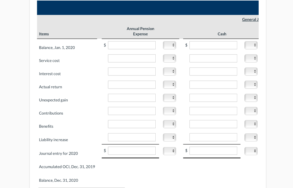 Solved Larkspur Company sponsors a defined benefit pension