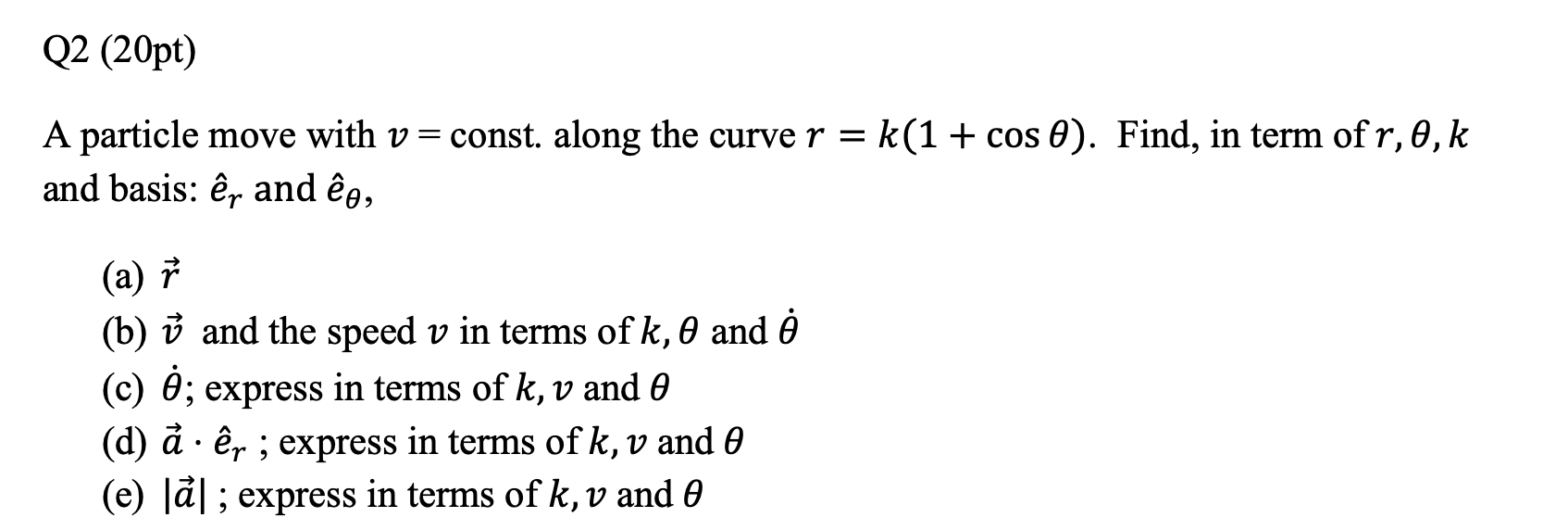 Q2 pt A Particle Move With V Const Along The Chegg Com