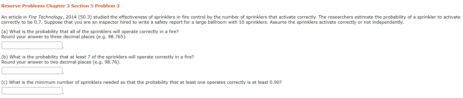 Solved Reserve Problems Chapter 3 Section 5 Problem 2 An | Chegg.com