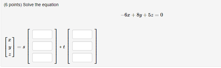 Solved ( 6 ﻿points) ﻿Solve the | Chegg.com