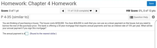 Solved Homework: Chapter 4 Homework Score: 0 of 1 pt P 4-35 | Chegg.com