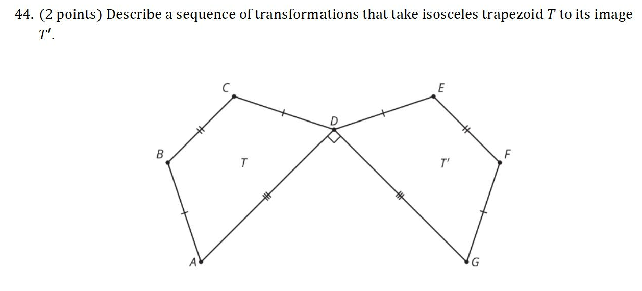 Solved 44. (2 Points) Describe A Sequence Of Transformations | Chegg.com