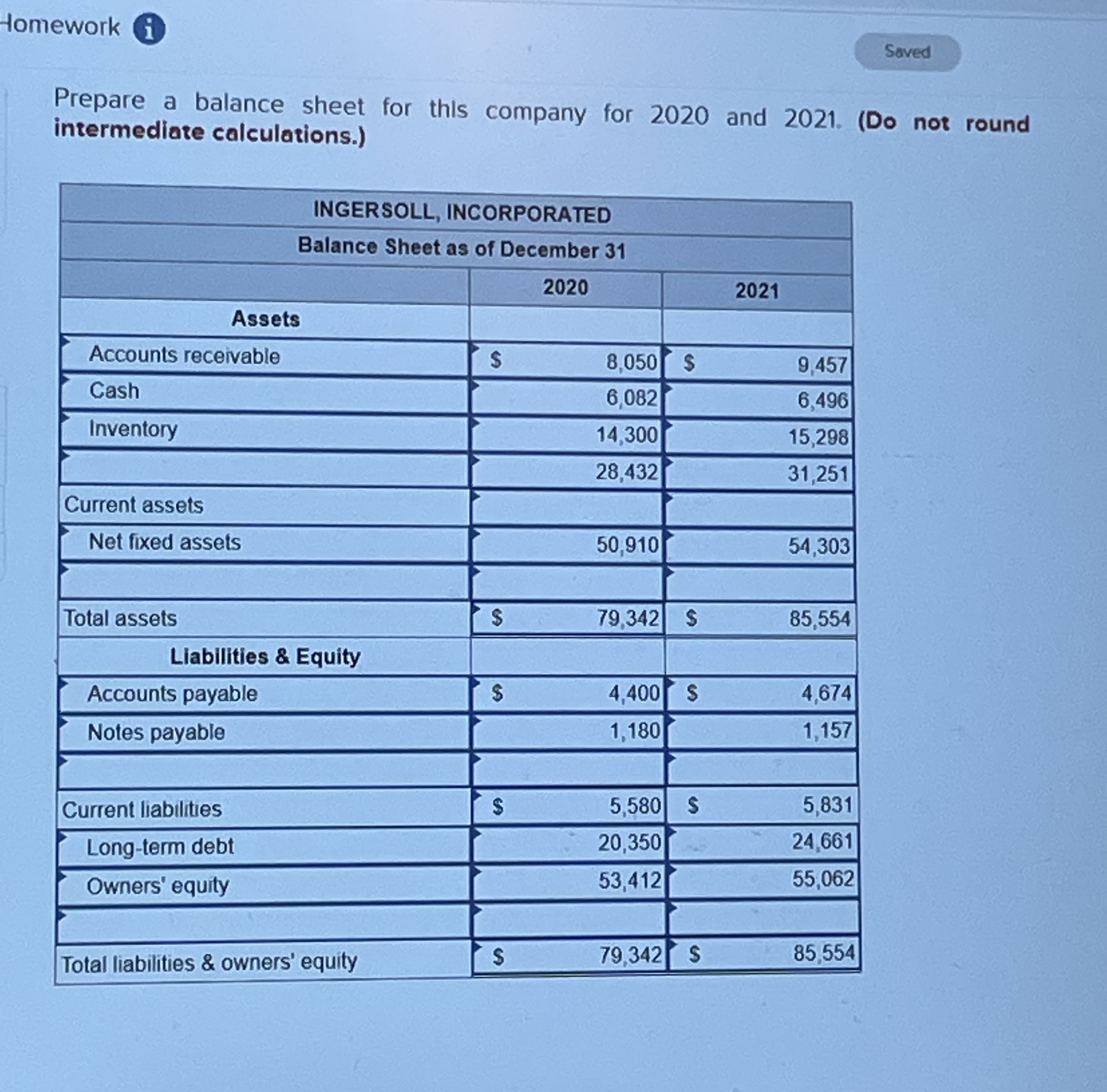 solved-prepare-a-balance-sheet-for-this-company-for-2020-chegg