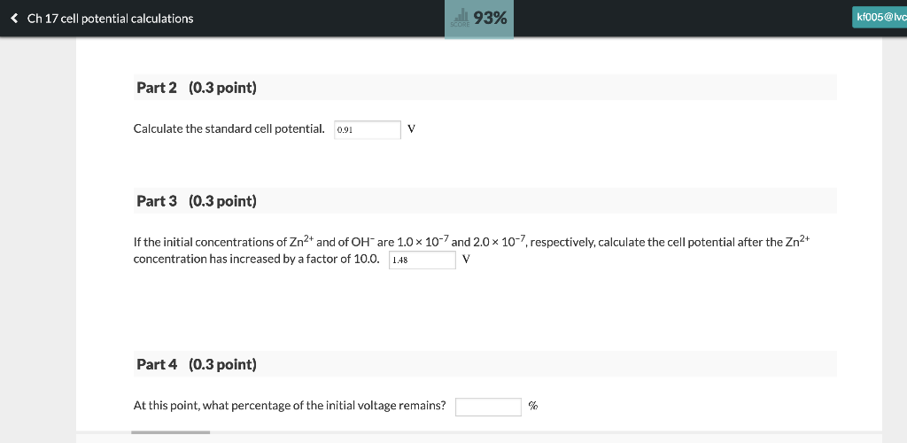 Solved numbers I have already tried for part 4 are: Attempt | Chegg.com