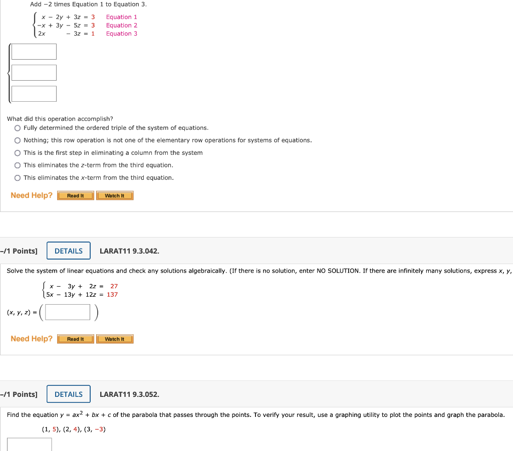 solved-add-2-times-equation-1-to-equation-3-x-2y-3z-chegg