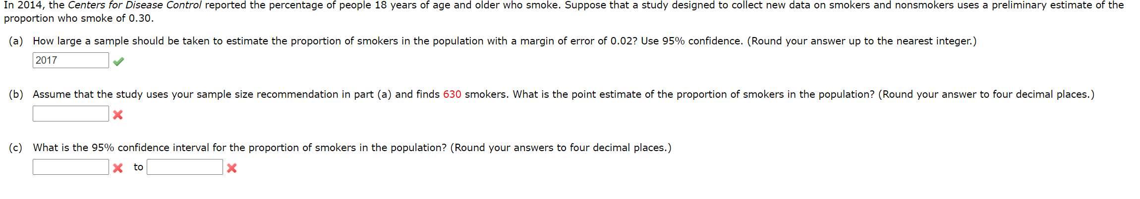 Solved In 2014, the Centers for Disease Control reported the | Chegg.com